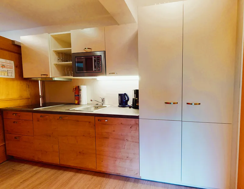 Kueche des Appartements Hartkaiser